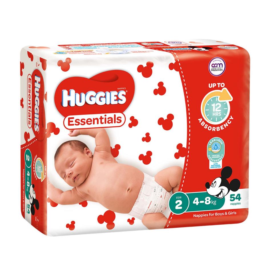 Nappies Infant Size 2 54 x4